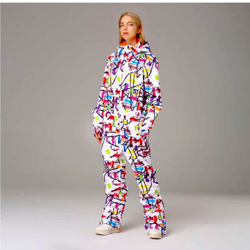 One Piece Onesie Snowsuit Snowboard Ski Jacket Pants Womens XXS/Girls XL Burton